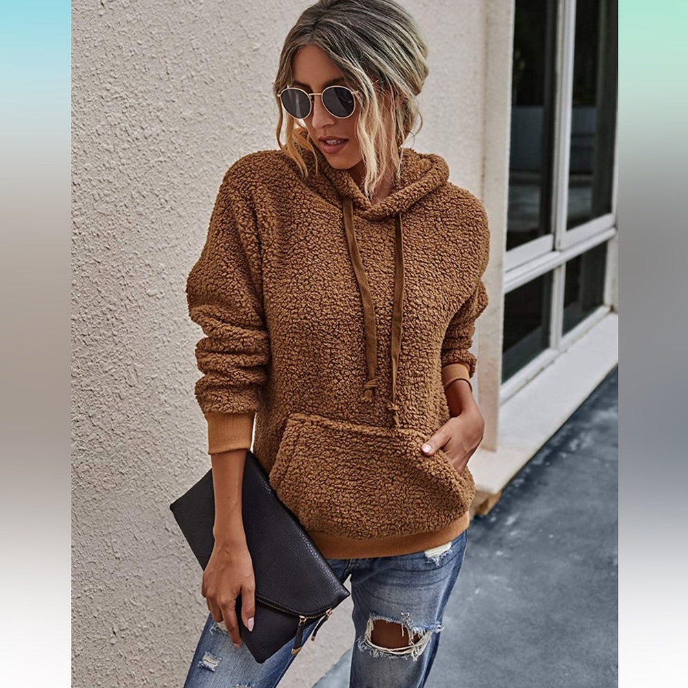 Stylish Fuzzy Sherpa Hoodie